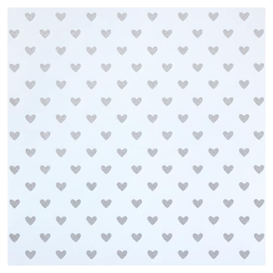 Glitter Heart Cardstock Paper by Recollections